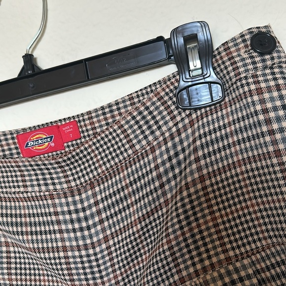 Dickies Plaid Pleated Mini Skirt - Picture 3 of 3